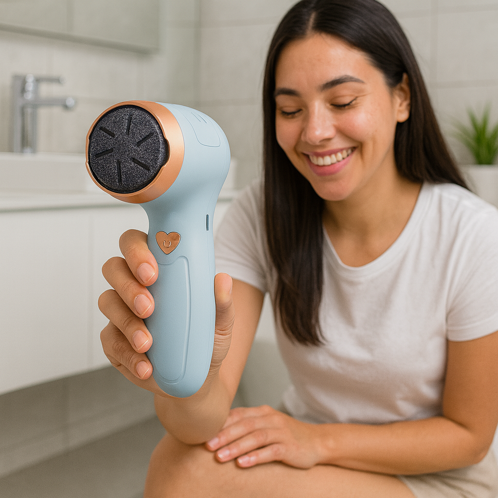 Removedor Inalámbrico de Callos para Piel Dura, Seca, Agrietada y Muerta