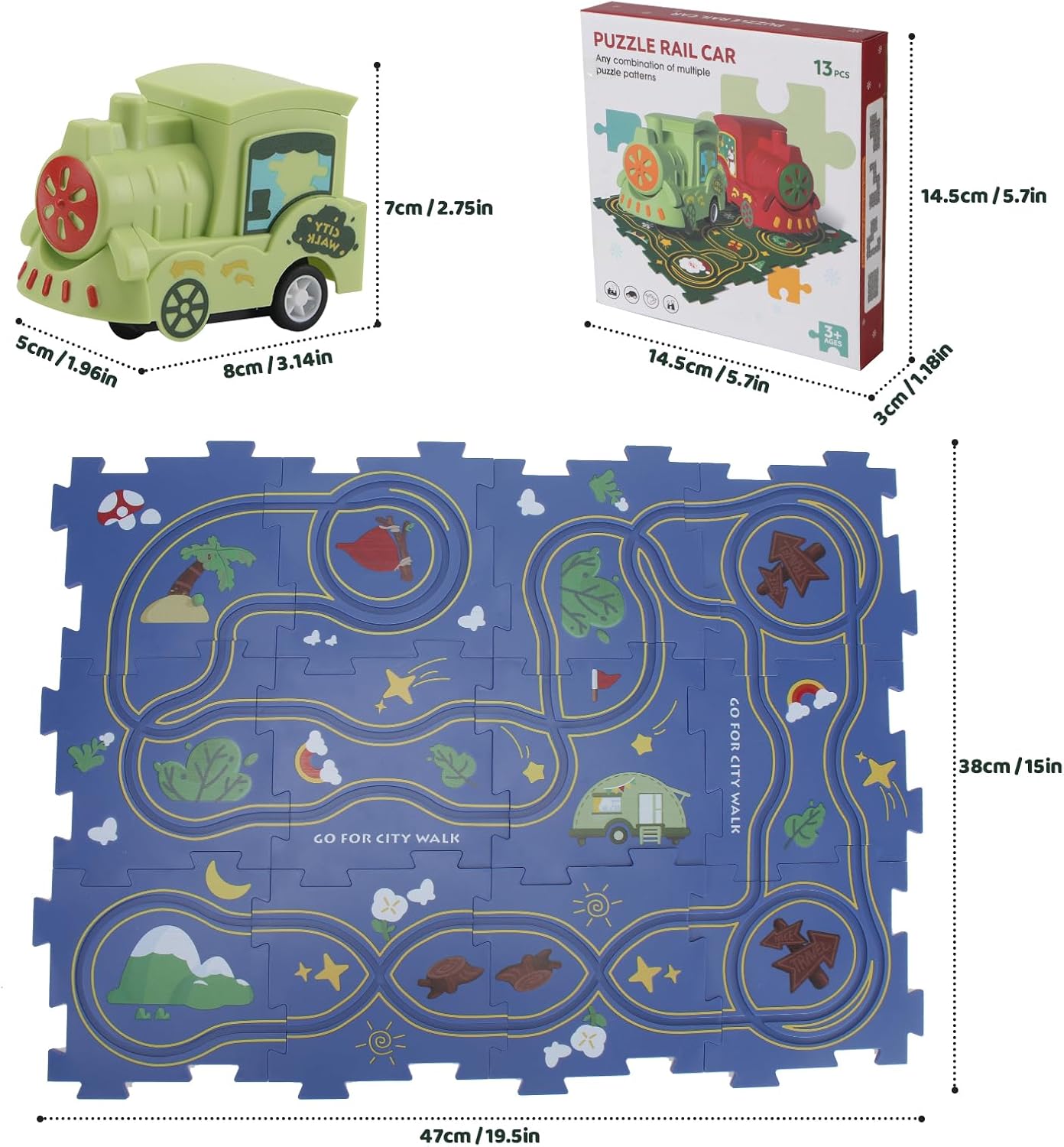 Pista de Autos Didáctico - PuzzleRacer™