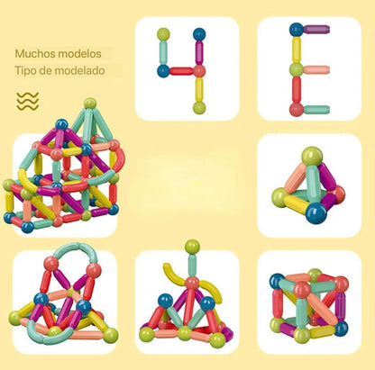 Set de Construcciòn Magnetico 36 piezas - Montessori®