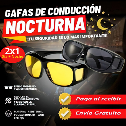 2x1 Gafas de conducción Profesional HD - NightVisionPro