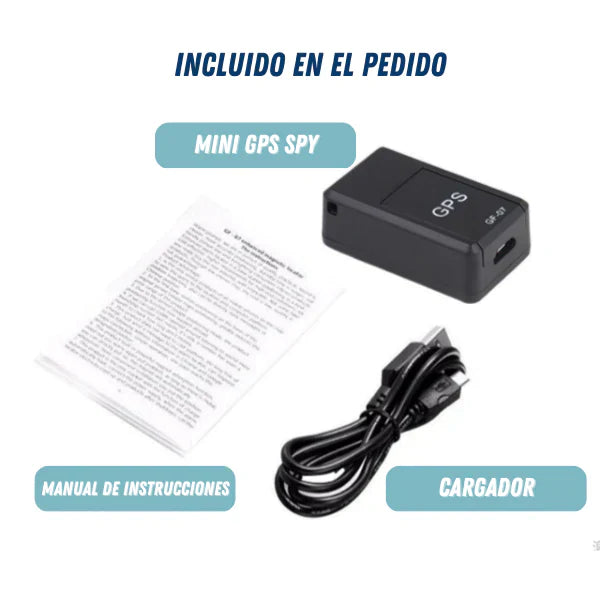 Mini GPS Spy® - Localizador secreto multifunción