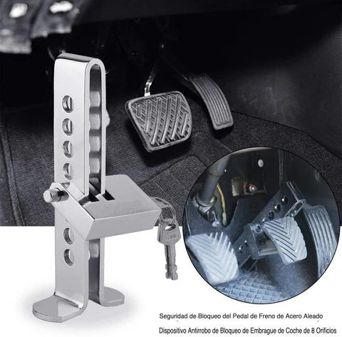 Bloqueo Total™ - Pedal Anti-Robo de Acero Inoxidable