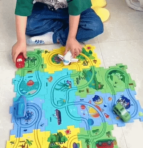 Pista de Autos Didáctico - PuzzleRacer™