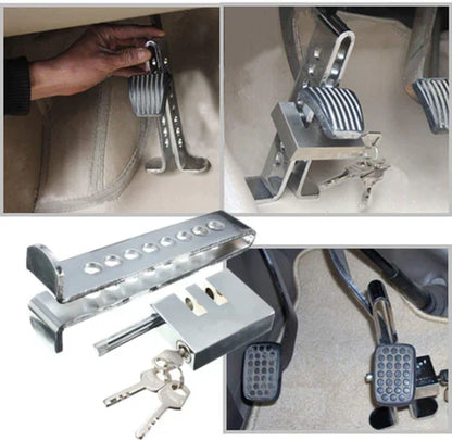 Bloqueo Total™ - Pedal Anti-Robo de Acero Inoxidable